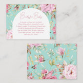 カントリーガーデンフローラベビーブックリクエスト エンクロージャーカード (正面/裏面)