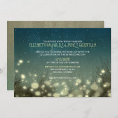 カントリーガーデンライト結婚式招待状 招待状 (正面/裏面)