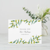 カントリーガーデン グリーンの結婚式 お礼 サンキューカード (スタンド正面)
