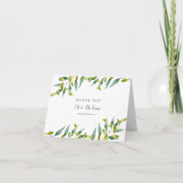 カントリーガーデン·グリ結婚ーネリーズサンキュー カード