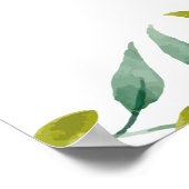 カントリーガーデン ユーカリグリーン ウェディングウェルカム ポスター (角)