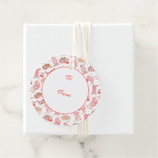 カントリーガールカウボーイブーツn'ハット フェイバータグ (インサイチュ)