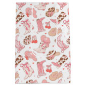 カントリーガールカウボーイブーツn'ハット ミディアムペーパーバッグ (裏面)