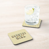 カントリーガールズタイポグラフィ コースター (右側)