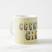 カントリーガールズタイポグラフィ コーヒーマグカップ (正面左)