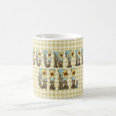 カントリーガールズタイポグラフィ コーヒーマグカップ (中央)