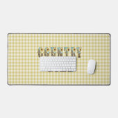 カントリーガールズタイポグラフィ デスクマット (キーボード&マウス)