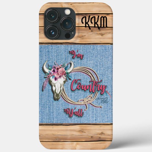 カントリーガールiPhoneケース Case-Mate iPhoneケース (裏面)