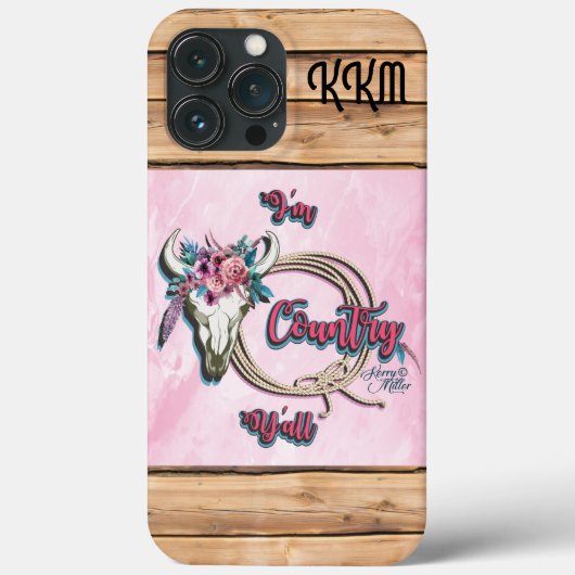 カントリーガールiPhoneケース Case-Mate iPhoneケース (裏面)