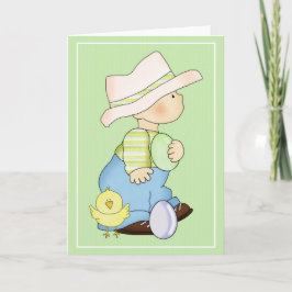 カントリーキッズイースタータイムd1イースターグリーティングカード シーズンカード