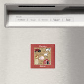 カントリーキッチンコレクションファームアニマルマグネット マグネット (インサイチュ (食洗機))