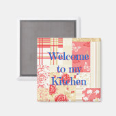 カントリーキッチンスクエアマグネット マグネット (正面/裏面)