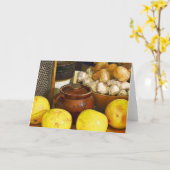 カントリーキッチンノートカード カード (黄色い花)