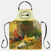 カントリーキッチンファーミヤードロースターヘンズエプロン エプロン (正面)