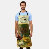 カントリーキッチンファーミヤードロースターヘンズエプロン エプロン (着用した状態)