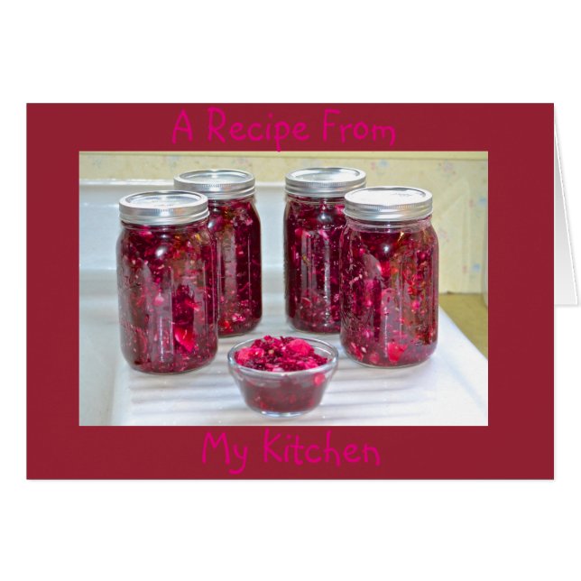 カントリーキッチンレシピカード (正面横)