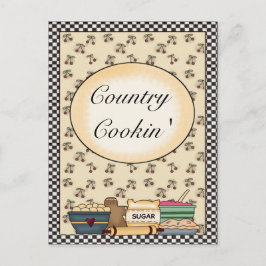 カントリーキッチンレシピカード ポストカード