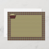 カントリーキッチンレシピカード ポストカード (正面/裏面)