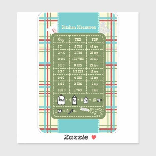 カントリーキッチン測定ヘルパーシール シール (シート)