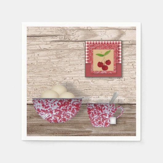 カントリーキッチン紙ナプキンス スタンダードカクテルナプキン (正面)