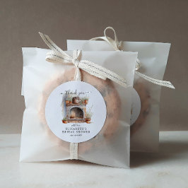 カントリーキッチン |ブライダルシャワーありがとう ラウンドシール