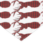 カントリーキャビン赤いバッファローplaidクリスマスイカ テーブルクロス (アングル)