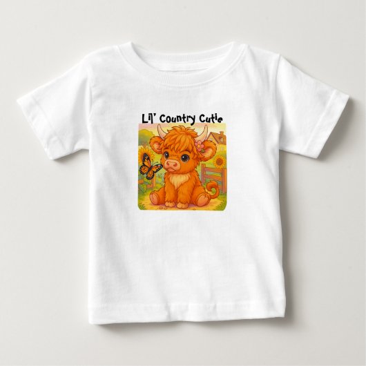 カントリーキューティーTシャツ ベビーTシャツ (正面)