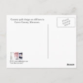 カントリーキルトオールドバーン ポストカード (裏面)