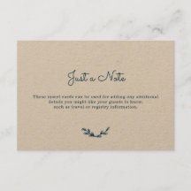 カントリーギンガムインサートカード