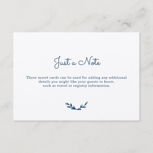 カントリーギンガムインサートカード エンクロージャーカード (正面)