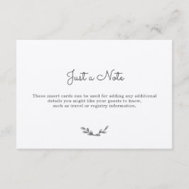 カントリーギンガムインサートカード エンクロージャーカード