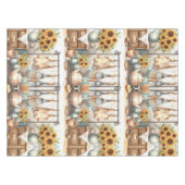 カントリークラシックレトロキッチンヒマワリ テーブルクロス (正面(横))