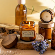 カントリークラフトスターアンドベリーキャンドルラベル