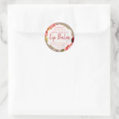 カントリークラフトフローラリップバルムラベル ラウンドシール (バッグ)