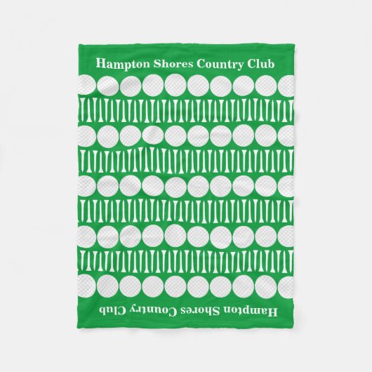 カントリークラブゴルフカートフリースブランケット フリースブランケット (正面)