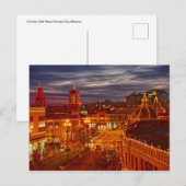 カントリークラブプラザライトズ，サンセット，カンザスシティー， MO ポストカード (正面/裏面)