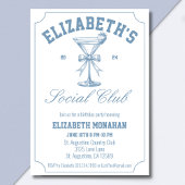 カントリークラブマルティニソーシャルクラブバースデーパーティー 招待状