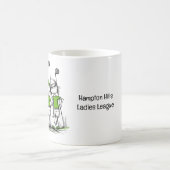 カントリークラブレディースゴルフリーグカスタム コーヒーマグカップ (中央)