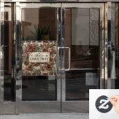 カントリークリスマスウィンドウ ウィンドウサイン (オフィスドア)