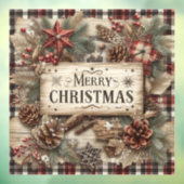 カントリークリスマスウィンドウ ウィンドウサイン (シート3)