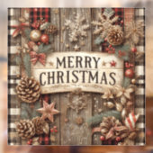 カントリークリスマスウィンドウ ウィンドウサイン (シート2)