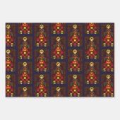 カントリークリスマスエンジェル ラッピングペーパーシート (正面)