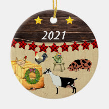 カントリークリスマスクネクネ&ヤギ