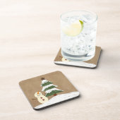 カントリークリスマスツリーコルクコースター コースター (右側)