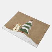 カントリークリスマスツリードアマット ドアマット (アングル)