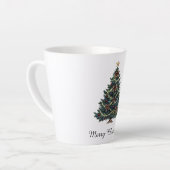 カントリークリスマスツリー カフェラテマグ (左アングル)