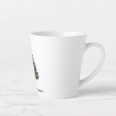カントリークリスマスツリー カフェラテマグ (右)