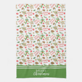 カントリークリスマスホリデー キッチンタオル (縦)