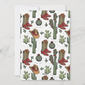 カントリークリスマスリース家族の写真 シーズンカード (裏面)