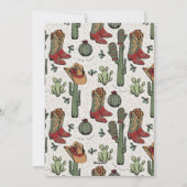 カントリークリスマスリース家族の写真 シーズンカード (裏面)